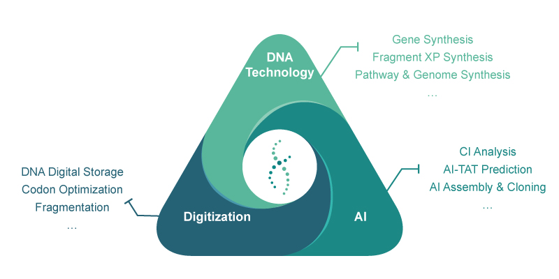 AI-drivern deep DNA synthesis